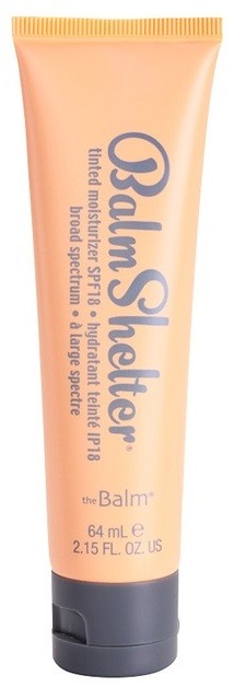 theBalm BalmShelter hidratáló krém tonizáló SPF 18 árnyalat Light / Medium SPF 18  64 ml