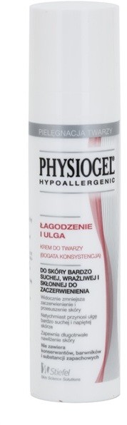 Physiogel Calming Relief nyugtató krém a vörösödésre hajlamos nagyon száraz bőrre  40 ml