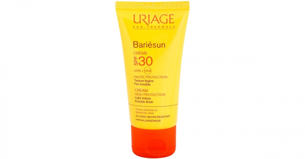 Uriage Bariésun gyengéd védő arckrém SPF 30 vízálló  50 ml