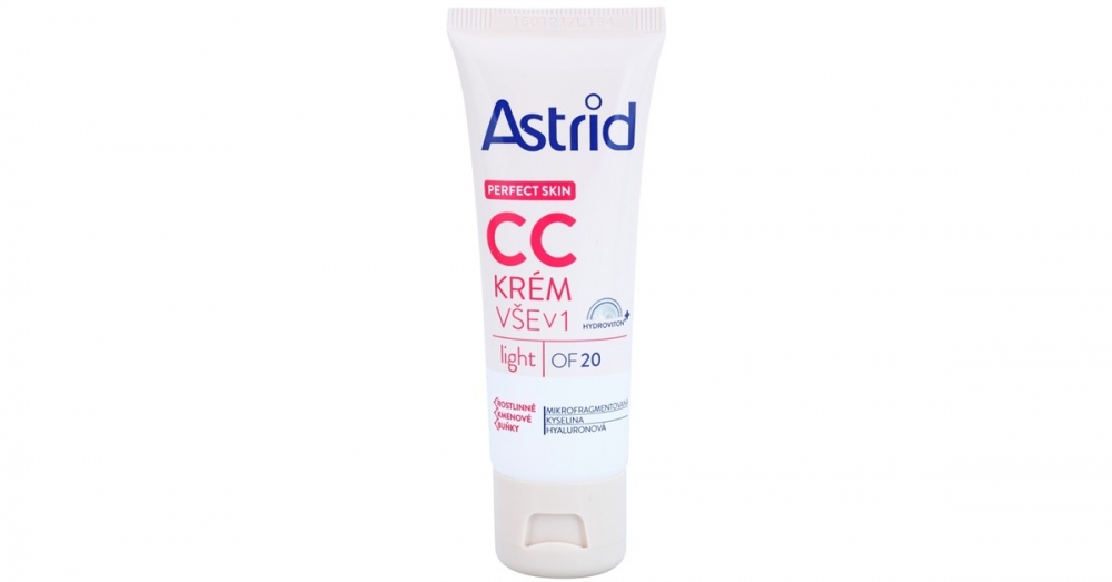 Astrid Perfect Skin CC krém SPF 20 árnyalat Light 40 ml