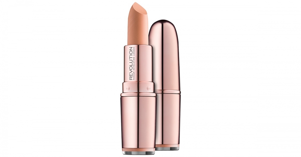 Makeup Revolution Iconic Matte Nude rúzs matt hatással árnyalat Wishful 3,2 g