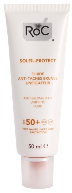 RoC Soleil Protect könnyű védőfolyadék a sötét foltok ellen SPF 50+  50 ml