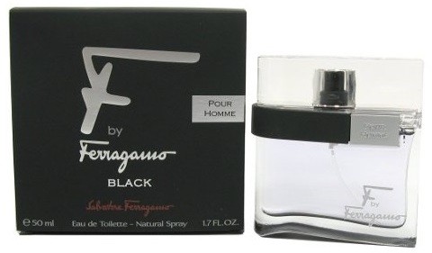 Salvatore Ferragamo F by Ferragamo Black eau de toilette férfiaknak 50 ml