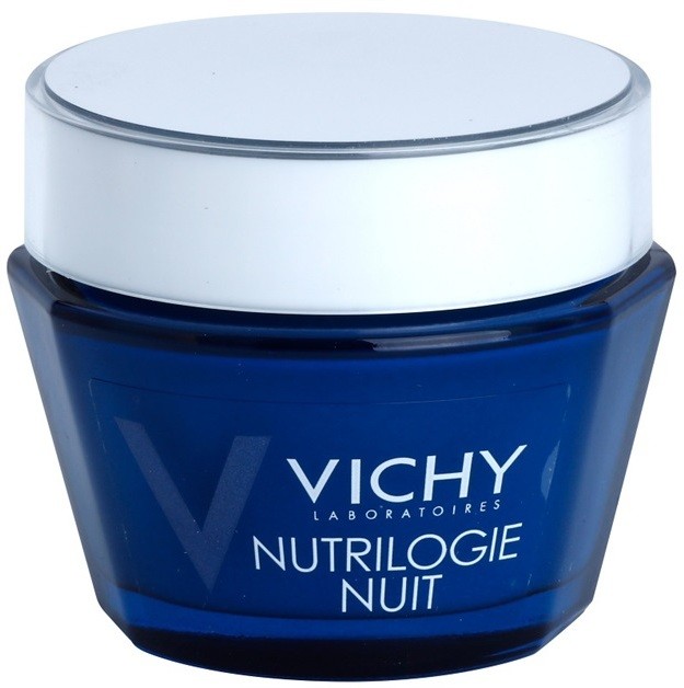 Vichy Nutrilogie éjszakai intenzív krém száraz és nagyon száraz bőrre  50 ml