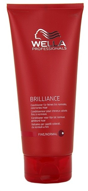 Wella Professionals Brilliance kondicionáló a vékony szálú, festett hajra  200 ml