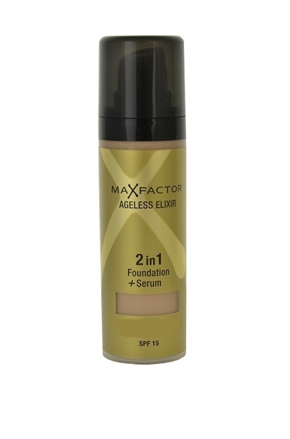 Max Factor Ageless Elixir make-up árnyalat 45 Warm Almond SPF 15  30 ml