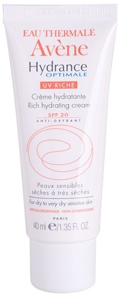 Avène Hydrance hidratáló krém száraz bőrre SPF 20  40 ml