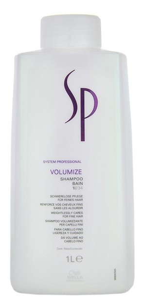 Wella Professionals SP Volumize sampon finom és lesimuló hajra  1000 ml