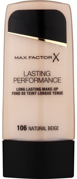 Max Factor Lasting Performance hosszan tartó folyékony make-up árnyalat 106 Natural Beige 35 ml