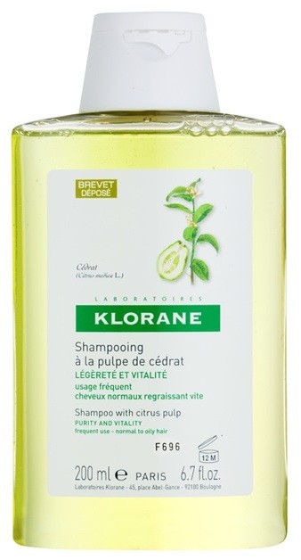 Klorane Cédrat sampon normál hajra  200 ml