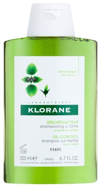 Klorane Nettle sampon zsíros hajra  200 ml