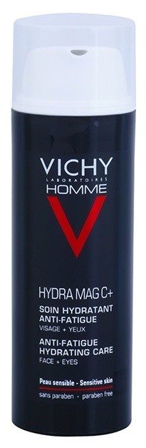 Vichy Homme Hydra-Mag C hidratáló arc és szemkörnyék ápolás a fáradtság jelei ellen  50 ml