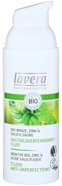 Lavera Faces Bio Mint hidratáló fluid zsíros bőrre  50 ml