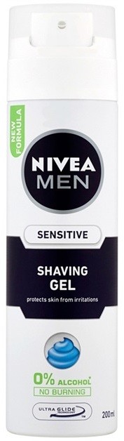 Nivea Men Sensitive borotválkozási gél  200 ml