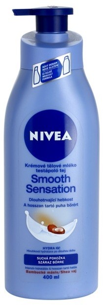 Nivea Smooth Sensation hidratáló testápoló tej száraz bőrre  400 ml