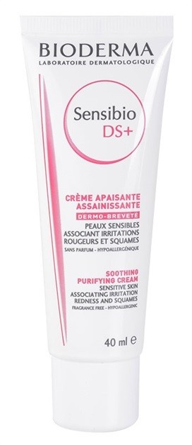 Bioderma Sensibio DS+ nyugtató krém az érzékeny arcbőrre  40 ml