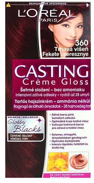 L’Oréal Paris Casting Creme Gloss hajfesték árnyalat 360 Black Cherry