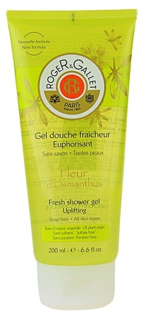 Roger & Gallet Fleur d'Osmanthus felfrissítő tusfürdő gél  200 ml