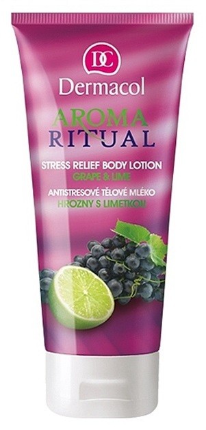 Dermacol Aroma Ritual antistressz testápoló tej szőlő és lime  200 ml