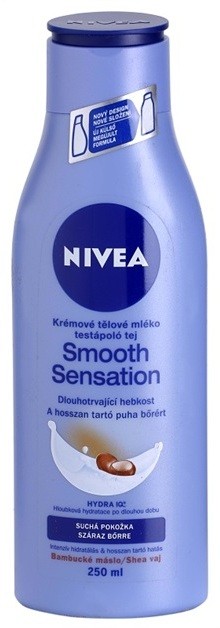 Nivea Smooth Sensation hidratáló testápoló tej száraz bőrre  250 ml