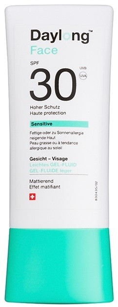 Daylong Sensitive védő gél-folyadék arcra SPF 30  30 ml