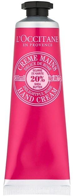 L'Occitane Shea Butter kézkrém rózsa illattal  30 ml