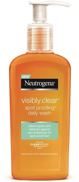 Neutrogena Visibly Clear Spot Proofing tisztító gél az arcbőrre  200 ml