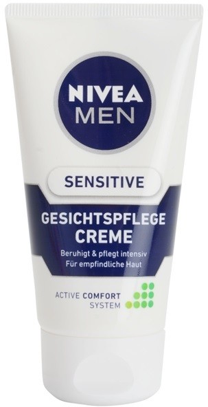 Nivea Men Sensitive nyugtató krém az érzékeny arcbőrre  75 ml