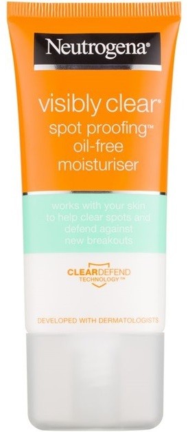 Neutrogena Visibly Clear Spot Proofing könnyű és gyorsan felszívódó hidratáló krém  50 ml