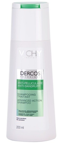 Vichy Dercos Anti-Dandruff korpásodás elleni sampon normál és zsíros hajra  200 ml