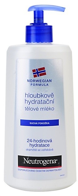 Neutrogena Norwegian Formula® Deep Moisture mélyhidratáló testápoló tej száraz bőrre  400 ml