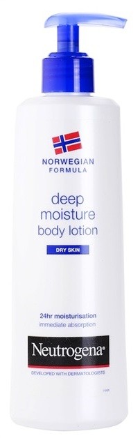 Neutrogena Norwegian Formula® Deep Moisture mélyhidratáló testápoló tej száraz bőrre  250 ml