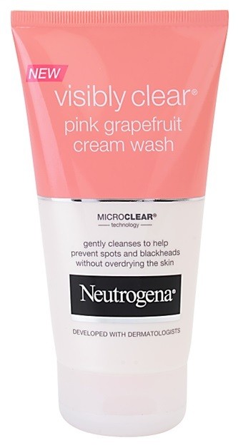 Neutrogena Visibly Clear Pink Grapefruit krémes tisztító emulzió  150 ml