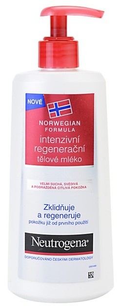 Neutrogena Norwegian Formula® Intense Repair intenzív regeneráló testápoló tej száraz és érzékeny bőrre  250 ml