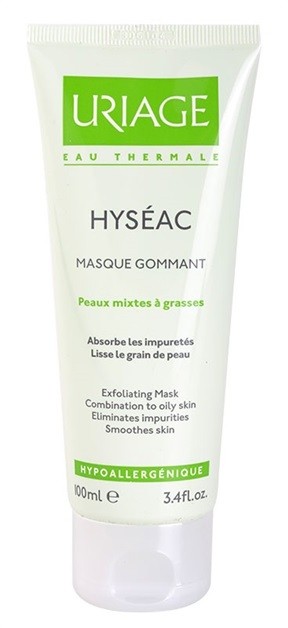 Uriage Hyséac peeling maszk kombinált és zsíros bőrre  100 ml