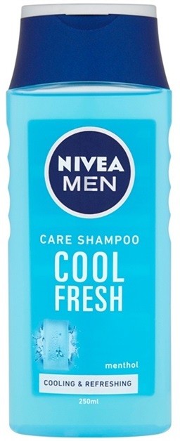 Nivea Men Cool sampon normál és zsíros hajra  250 ml