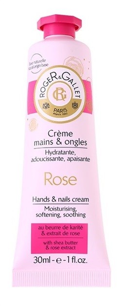 Roger & Gallet Rose kéz- és körömápoló krém shea vaj és rózsa kivonatával  30 ml