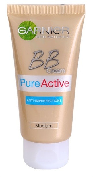 Garnier Pure Active BB krém a bőr tökéletlenségei ellen Medium  50 ml