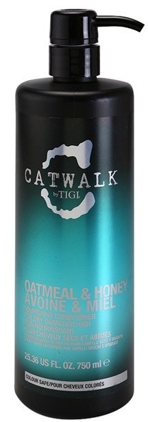 TIGI Catwalk Oatmeal & Honey tápláló kondícionáló száraz és sérült hajra  750 ml