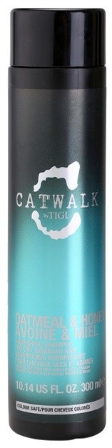 TIGI Catwalk Oatmeal & Honey tápláló sampon száraz és érzékeny hajra  300 ml