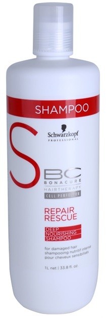 Schwarzkopf Professional BC Bonacure Repair Rescue regeneráló sampon a károsult hajra  1000 ml