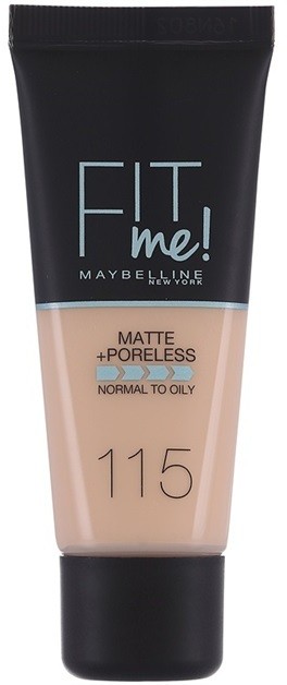 Maybelline Fit Me! Matte+Poreless make-up árnyalat 115 Ivory 30 ml