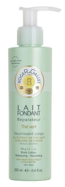 Roger & Gallet Thé Vert tápláló testápoló krém száraz bőrre  200 ml