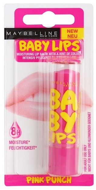 Maybelline Baby Lips hidratáló balzsam az ajkakra árnyalat Pink Punch 4,4 g