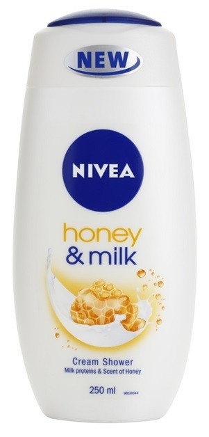 Nivea Honey & Milk krémes tusoló gél  250 ml