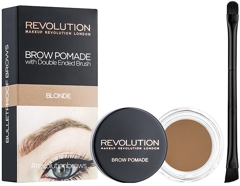 Makeup Revolution Brow Pomade szemöldök pomádé árnyalat Blonde 2,5 g