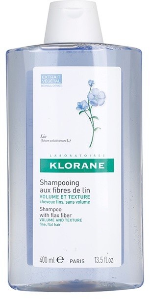 Klorane Flax Fiber sampon finom és lesimuló hajra  400 ml