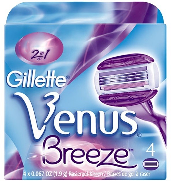 Gillette Venus Breeze tartalék pengék 4 db