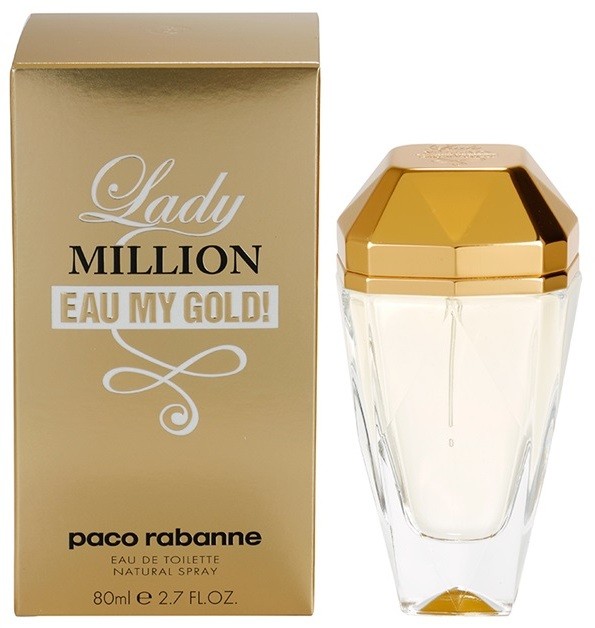 Paco Rabanne Lady Million Eau My Gold eau de toilette nőknek 80 ml