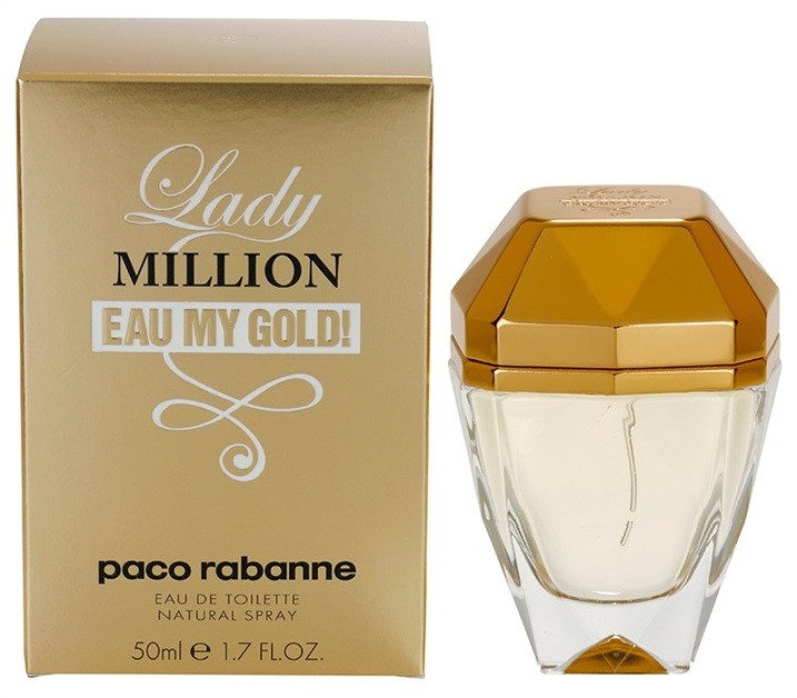 Paco Rabanne Lady Million Eau My Gold eau de toilette nőknek 50 ml